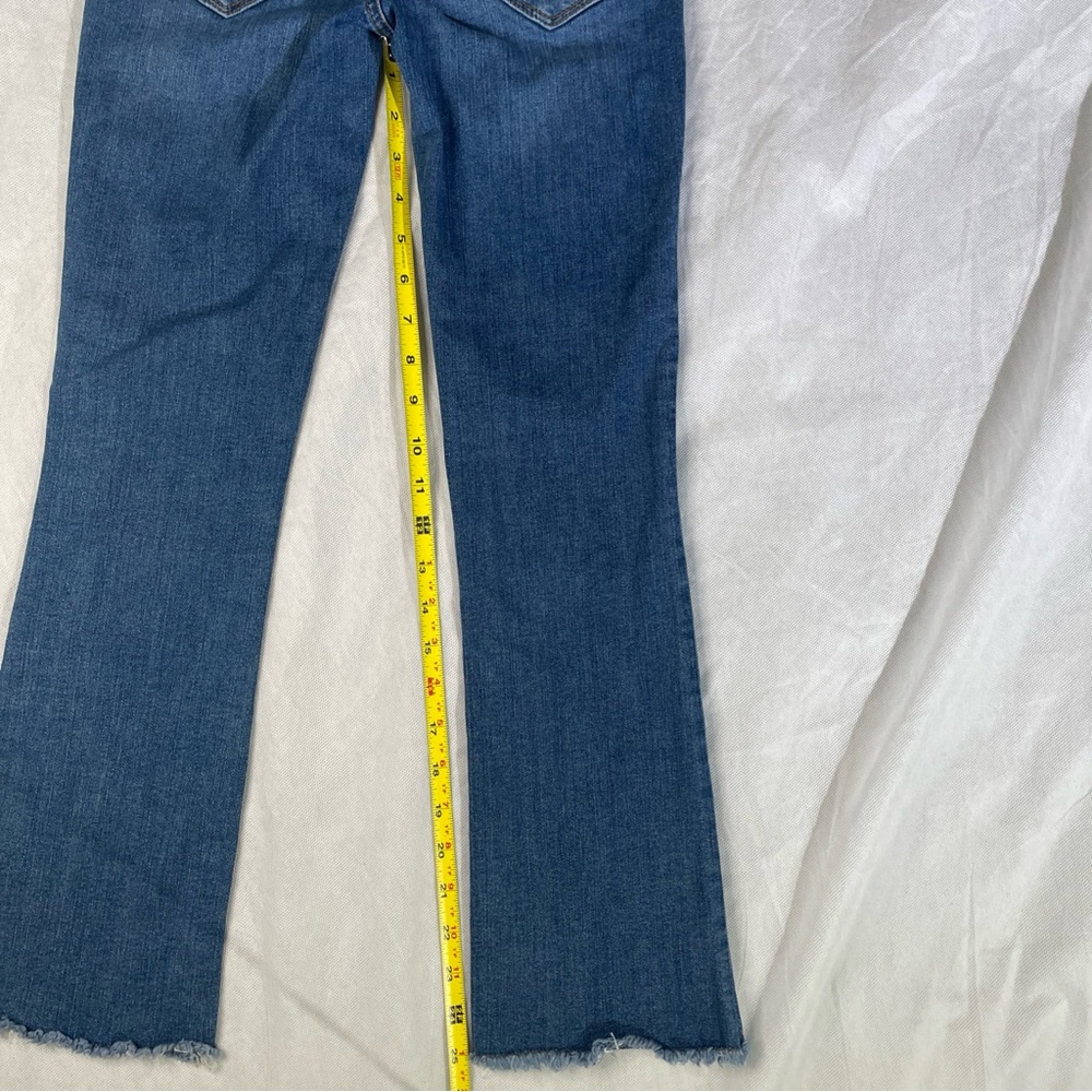 FP Free People Skinny Jeans Women's Size W24 Blue Mid Rise Medium Wash 5-Pocket - Picture 12 of 14